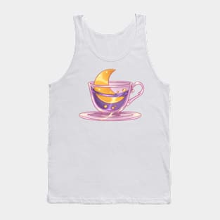 Crescent moon tea v2 Tank Top